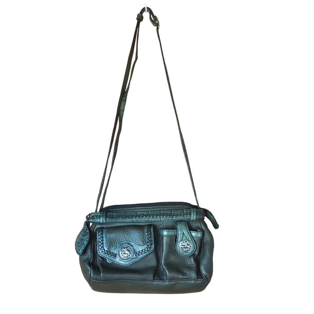 Brighton Dark Green Snakeskin purse